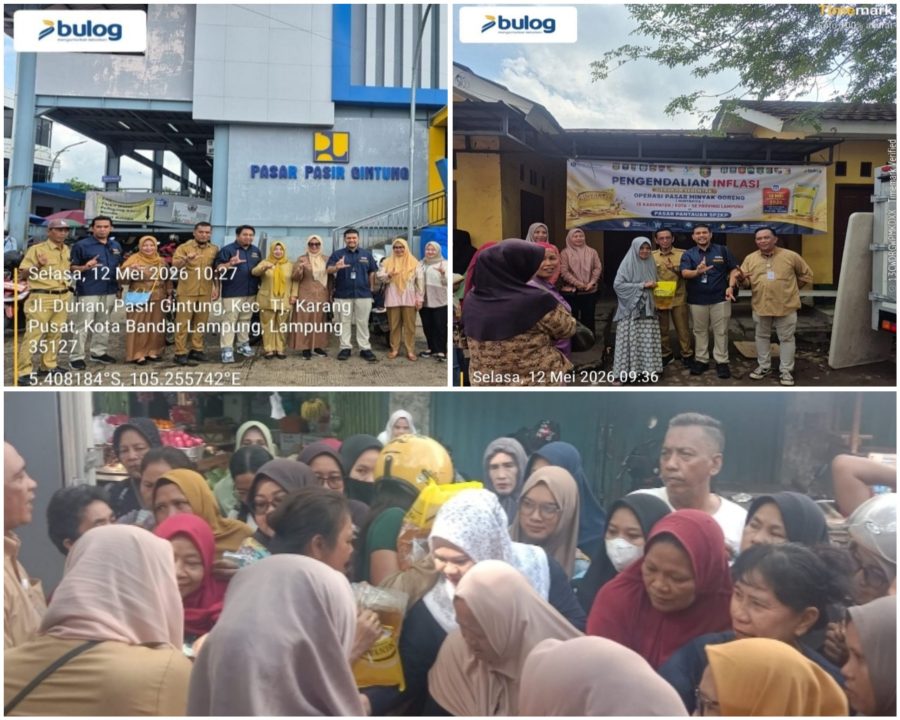 Bulog Lampung Bersama Pemrov Lampung dan Bank Indonesia Gelar Operasi Pasar Minyakita di 15 Kabupaten/Kota